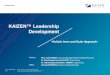 KAIZEN™ Leadershiphida-aots.conference2016.cz/wp-content/uploads/2016/10/Julien-Bratu.pdfkaizen.com KAIZEN™ Leadership Development-Holistic Inner and Outer Approach-Phd. ... Phone