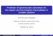 Prediction of spectroscopic parameters for bio-organic and ... · PDF file Prediction of spectroscopic parameters for bio-organic and bio-inorganic intermediates in complex systems