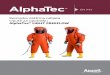 Kemijska zaštitna odijela Upute za upotrebu AlphaTec LIGHT ...protective.ansell.com/Global/Protective-Products... · • izvor zraka za disanje unutar je naznačenog raspona tlaka,
