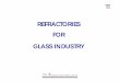 REFRACTORIES FOR GLASS INDUSTRY - AIGMF FOR GLASS-TRL.pdf · Indian Glass Market •The Indian Glass industry is also represented by more than 300 medium and small-scale cottage industry