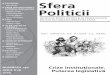 Dan Pavel PUTEREA LEGISLATIVĂ Politiciirevistasferapoliticii.ro/sfera/pdf/Sfera_140.pdf · 2009-11-11 · Sfera Politicii Crize instituţionale. Puterea legislativă NUMĂRUL 140