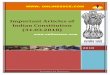 Important Articles of Indian Constitution (31.03.2018) · Languages of the Supreme Court, High Courts, e.t.c 348-349 Special Directives 350-351 XVIII Emergency Provisions 352-360
