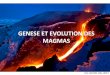 GENESE ET EVOLUTION DES MAGMASelecoix.free.fr/paf/M1 ESPE 2013/confs/07_Genese... · 2013-12-08 · Le magmatisme (et le volcanisme) ne se produit que dans des zones très localisées
