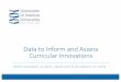Data to Inform and Assess Curricular Innovations · Curricular Innovations MARCO MOLINARO, UCDAVIS| BRIAN SATO& RAY VADNAIS, UCIRVINE. Essential Questions & Data Sources §Provides