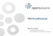 Marcin Kulakulam/pub/techtalk/opensolaris_wirtualizacja.pdf · Podejscie tradycyjne Network Srednie uzycie 20%-30% Jedna aplikacja na serwer Dostosowanie do chwilowych wymagań Web