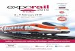 8 - 9 February 2019 - Exporail India · The Indian Railway offers opportunities for: • Rolling stock including train sets and locomotives. • Next generation railway coaches, using