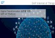 Digital Transformation 실현을위한. SAP... · 2016-04-12 · SAP Internet of Things Digital Transformation 실현을위한 SAP IoT Platform SAP Korea / 이인성전문위원