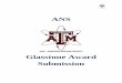 Glasstone Award Submission - American Nuclear …students.ans.org/.../2016/12/2012-Texas-AM-Glasstone.pdfAfter the social and question answer session in the room, members of ANS took