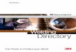 Welding Directory - cdn.engweld.co.uk · can be used with most arc welding processes, such as stick (MMA), MIG/MAG, and many TIG applications. The easy-to-use 3M™ Speedglas™ 100