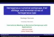 Homogeneous numerical semigroups, their shiftings, and imns2010/2016/Slides/zarzuela- ¢  Homogeneous