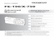 FE-190 X-750 Advanced Manual EN - Olympus 2013-04-29¢  FE-190/X-750. 2 EN About this manual Step-by-step