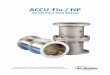 ACCU-flo / NP - Air Monitor Corporation · The ACCU-flo/NP is a combination precision nozzle and multi-point self-averaging Fechheimer Pitot airflow measuring station. When combined