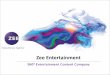 Zee Entertainment - Amazon Web Services...Zee Live is dedicated to all forms of live entertainment including Festivals, Theatre, and Concerts Organized events industry set to grow