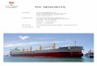 MV SENORITA - J. J. Ugland · MV SENORITA. Description Multipurpose bulk carrier. Single screw, diesel driven steel ship. Divided by 7 watertight bulkheads into 5 cargo holds, engine