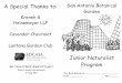 A Special Thanks to: San Antonio Botanical...24 Girl Scout Gold Award Project Anna Louise Heinemeyer Troop 467 A Special Thanks to: Krenek & Heinemeyer LLP Cavender Chevrolet Lantana
