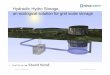 Hydraulic Hydro Storage, an ecological solution for grid ... · Prof. Dr. Eduard Heindl ‐energy.com Cost calculation Invest Task Specific price per unit Unit Comment I Tunnel tunnel
