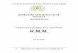 ROMANIAN MATHEMATICAL MAGAZINE R.M.M. · 2018-02-23 · Romanian Mathematical Society-Mehedinți Branch 2018 5 ROMANIAN MATHEMATICAL MAGAZINE NR. 20 Q 4.Demonstrarea concurenței