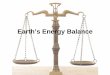 Earth’s Energy Balance - Haystack Observatory · escaped back into space, Earth’s surface would be very, very COLD! • The atmosphere is absorbing some of that radiation and