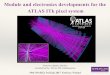 Module and electronics developments for the ATLAS ITk pixel … · 2017-07-24 · The HL-LHC proposes a challenging upgrade of the current ATLAS Inner Detector due to a higher peak