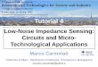 Presentazione di PowerPoint · Titolo presentazione Nome relatore Tutorial 4 Low-Noise Impedance Sensing: Circuits and Micro-Technological Applications Marco Carminati Politecnico