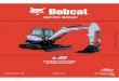 Bobcat E35 Compact Excavator Service Repair Manual (SN B3WZ11001 and Above)