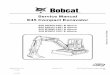 Bobcat E45 Compact Excavator Service Repair Manual (SN AG3G11001 and Above)