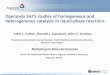 Operando XAFS studies of homogeneous and heterogeneous ...Operando XAFS studies of homogeneous and heterogeneous catalysts in liquid-phase reactions John L. Fulton, Donald L. Camaioni,