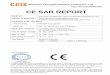 1 Cover Page CE SAR REPORT - THL Phone · to other samples of the same product and does not permit the use of the CCIS product certification mark. The manufacturer ... CE SAR REPORT