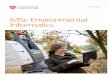 MSc Environmental Informatics - University of Leicester · 2017-05-17 · environmental-informatics-msc Modules shown represent choices available to current students. The range of