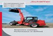Telescopic loaders: Performance re-defined · info@schaeffer-lader.de Schäffer offers you a product line-up with over 40 different models, each of which can be optimally adapted