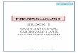 BLOCK 3 - Medico Tutorialsmedicotutorials.com/wp-content/uploads/2016/02/Pharmacology-Block-3.pdf · inhibitors, ARBs, calcium channel blockers (CCBs), clonidine, methyldopa, hydralazine,