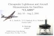 Chesapeake Lighthouse and Aircraft Measurements for …CLAMS: Chesapeake Lighthouse and Aircraft Measurements for Satellites July 10 – Aug 2, 2001 CLAMS Œ A Shortwave Closure Experiment