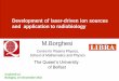 Development of laser-driven ion sources and application to ...Development of laser-driven ion sources and application to radiobiology M.Borghesi The Queen’s University of Belfast
