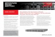 DATA SHEET BROCADE 6520 SWITCH · The Brocade 6520 Switch meets the demands of growing, dynamic workloads and private cloud storage environments by delivering market-leading Gen 5