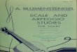 m. SCALE ARPEGGIO Books/Violin... · 2018-02-23 · m Mw>wUr BOOKTWO V A.BLUNSTENL:m. r> S.. SCALEAND ARPEGGIO STUDIES FORVIOLIN PUBLISHEDINTWOBOOKS BookOne-IntheFirstPosition 04852