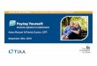 TIAA - UI Paying+Yourself+ppt (2) · Median income for married couples age 65 or older is about $55,0004 ... Income is paid under a single life annuity with a 10-year guarantee. Changes