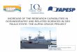 INCREASE OF THE RESEARCH CAPABILITIES IN … · increase of the research capabilities in oceanography and related sciences in sÃo paulo state: the alpha crucis project