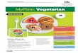 MyPlate: Vegetarian - University of KentuckyVEGETARIAN SLOPPY JOES • 1 tablespoon olive oil • 1 medium onion, diced • 1 green bell pepper, diced • 1 package (12 ounces) frozen