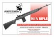 M1A RiflE · M1A TM RiflE REviEw ThE SAfE hANDliNG RUlES pRioR To EAch USE  DO NOT ATTEMPT TO LOAD YOUR M1A UNTIL YOU HAVE READ THIS MANUAL!