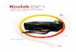 All-in-One Printer · Kodak ESP 5 AiO Printer User Guide 1 The Kodak ESP 5 All-in-One printer allows you to print, copy, and scan digital images and documents. Although many functions