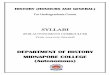 SYLLABI - Midnapore College All.pdf · SYLLABI (FOR AUTONOMOUS CURRICULUM) From 2014-2015 Onwards ... Expansion of the Mughals Under Akbar, His Land Revenue System and Military Organizations-Mansabdari