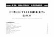 Holiday Lessons - Freethinkers Day · Web viewTitle Holiday Lessons - Freethinkers Day Author Sean Banville Keywords Freethinkers Day - Holidays, anniversaries, commemorations, celebrations,