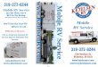 com Service Service PPT Brouchure.pdf · 319-377-8244 We Offer Mobile experience and top notch customer service. On-The-Spot: •Annual Inspections •Winter & Summer Prep •Minor