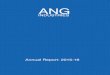 ANG Industries Limited Annual Report 2015-16 · ANG Industries Limited Annual Report 2015-16 1 ... The analysis supplements the Directors’ report, which forms part of this Annual