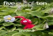 thought beyond play - Five out of Ten Magazine · thought beyond play preview. nature Welcome to the new issue of Five out of Ten! In our greenest ever issue (literally, although