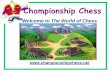 Championship Chess To play chess games and focus on opening study, enter the center door. Queen Castle Entry King Castle Entry Game Play & Study Entry . Game Play and Opening Study