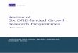 Review of Six DFID-funded Growth Research …...EUROPE Joachim Krapels, Gavin Cochrane, Jirka Taylor, Calum MacLure, Louise Lepetit, Tom Ling Review of Six DFID-funded Growth Research