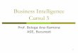 Business Intelligence Cursul 5sinf.ase.ro/cursuri/ia/Cursul 5 master 2019.pdf · 2019-12-05 · 5 Tipuri de metadate (dupa destinatie) Metadate administrative - descrieri ale: BD