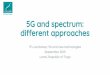 5G and spectrum: different approaches...Finland Nov. 2016 €66.3m €0.2 17 years 2x10 MHz France Nov. 2015 €2.8bn €0.69 20 years 2x15 MHz (2x10 MHz for some) Germany June 2015