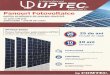 international ID UPTEC premium Panouri Fotovoltaice pentru producere de energie electricä on grid [off grid policristalin - 270 W 60 celule MF0020-80080 Panou fotovoltaic policristalin